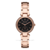 ELLE ELL25020 Laddies Rosegold Dial Black Stainless Steel